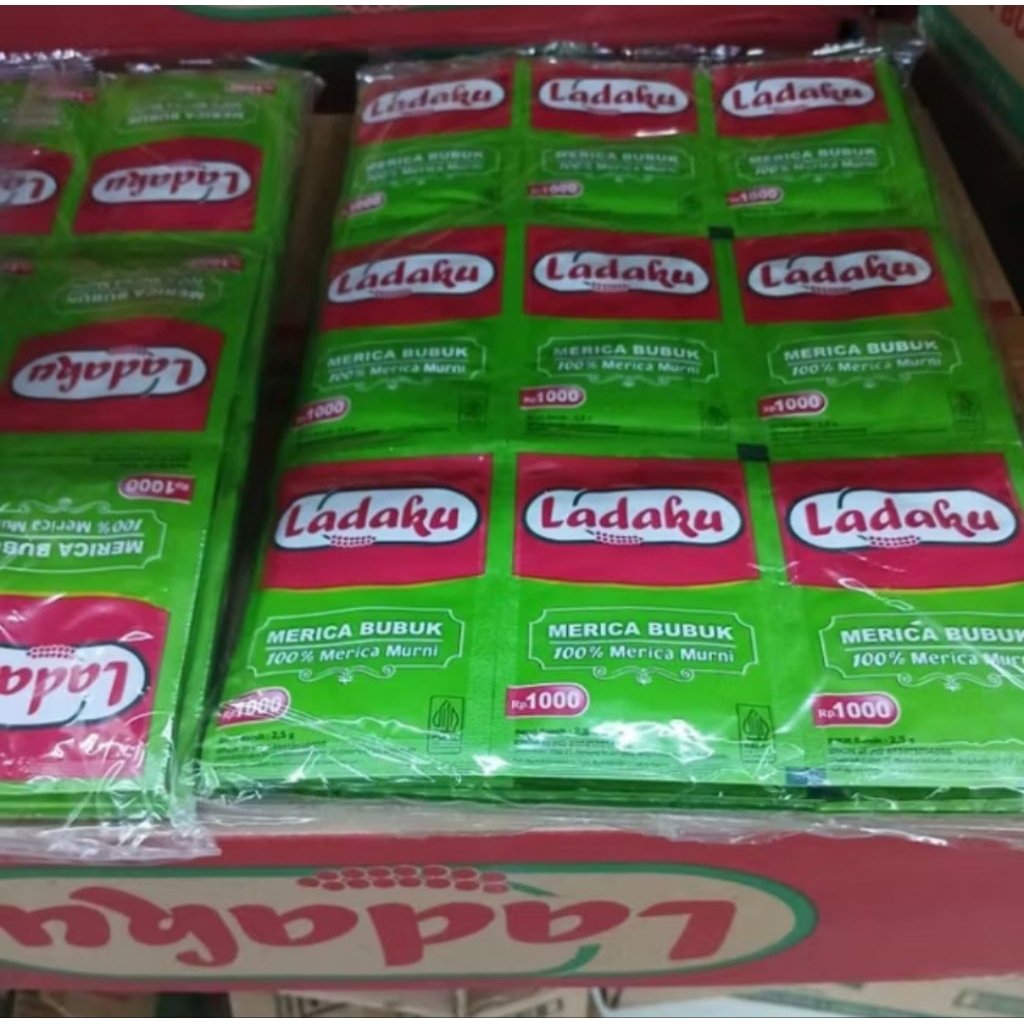 [1Dus] Ladaku Merica Bubuk @48renteng = 576sacheet