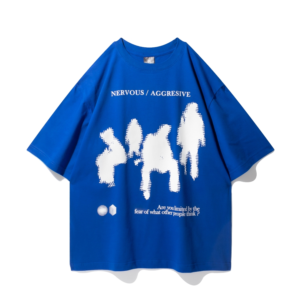 Based On Money - Baju Kaos Boxy Fit Oversize Distro Pria Wanita Unisex Royal Benhur Tee Cotton - Yam