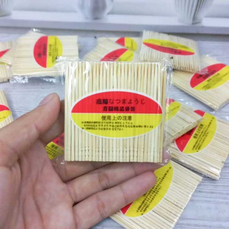 Tusuk Gigi Bambu Isi 20 pack eco-Friendly