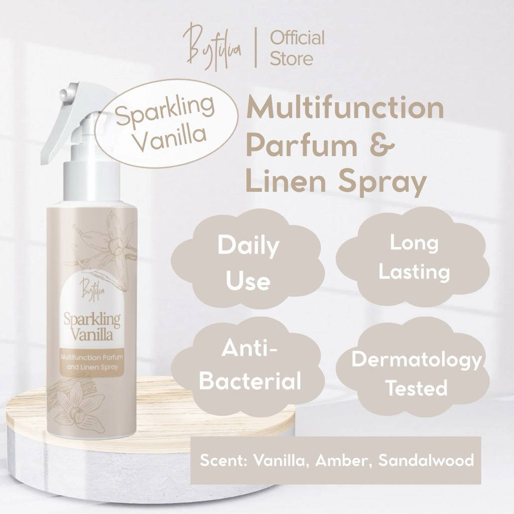 BYFILIA SPARKLING VANILLA Multifunction Parfum and Linen Spray