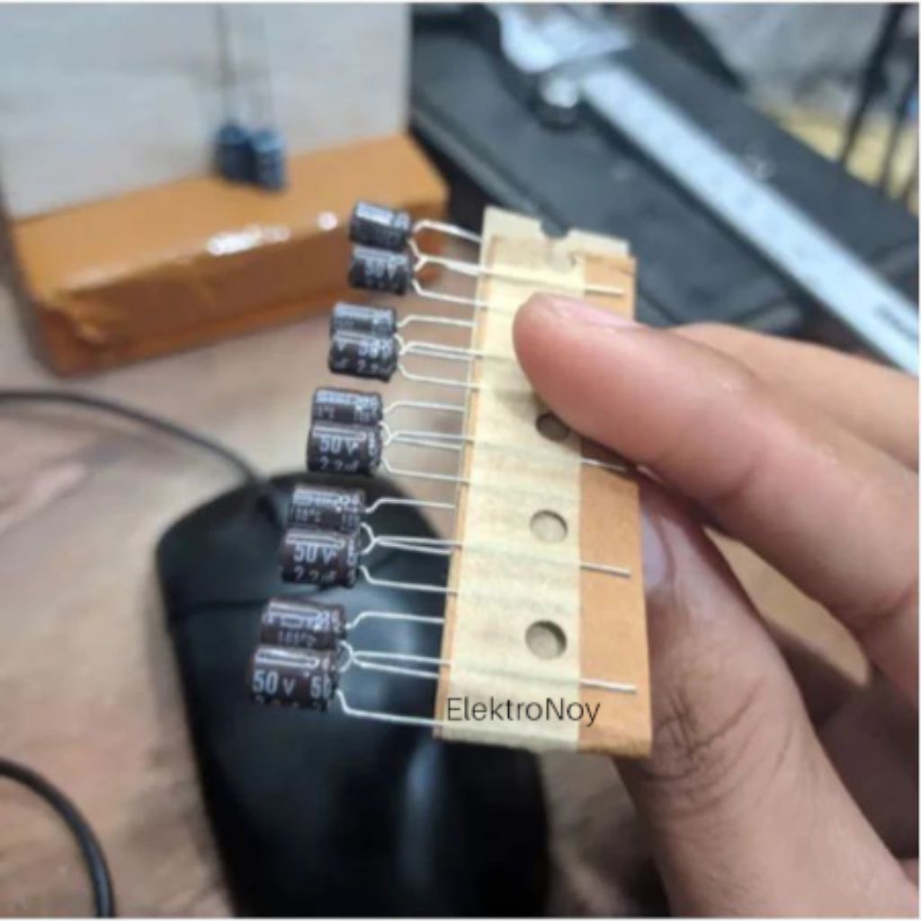 10pcs Elko 50v 2.2uf Bipolar Original