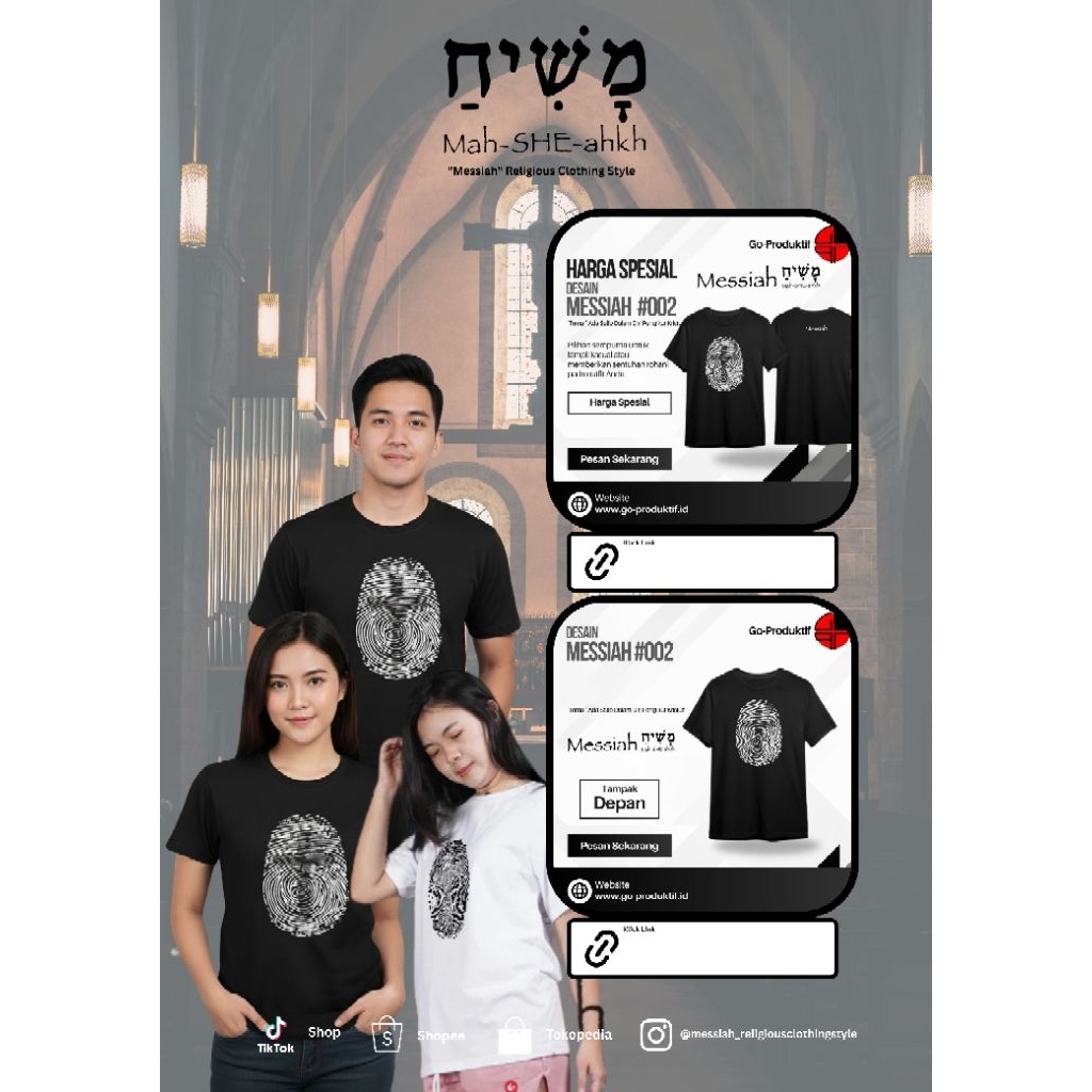 KAOS ROHANI | Messiah | Chapter #002 | Cotton Combed