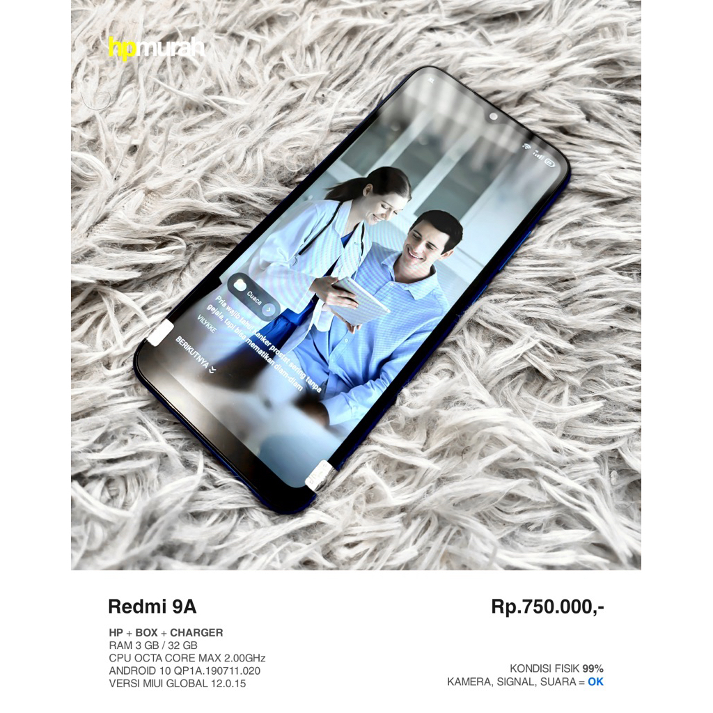Redmi 9A - 3GB/32GB