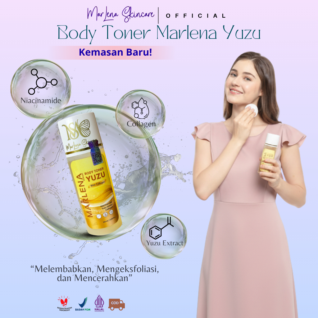 Toner Bdan YUZU Collagen kelupas Platinum (ecer 1pcs)