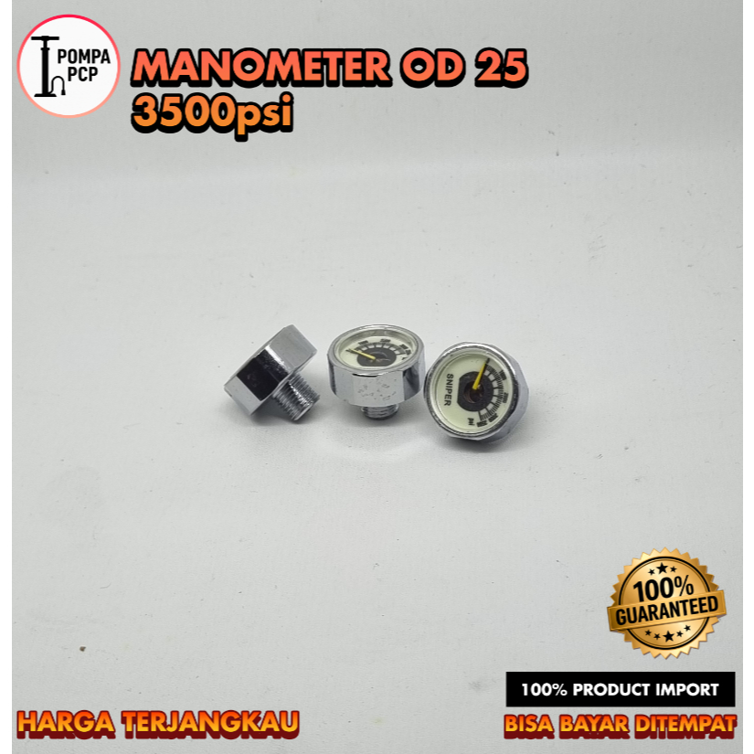 Manometer Sniper PCP | Mano 3500 Psi PCP | Mano PCP | Manometer PCP | Manometer 3500 Psi Uk 25