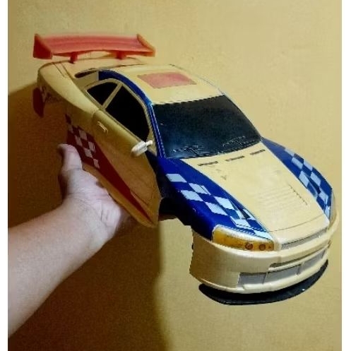 Mobil Remot Control Nissan Skyline GTR R34  RC Jadul second collection minus roda