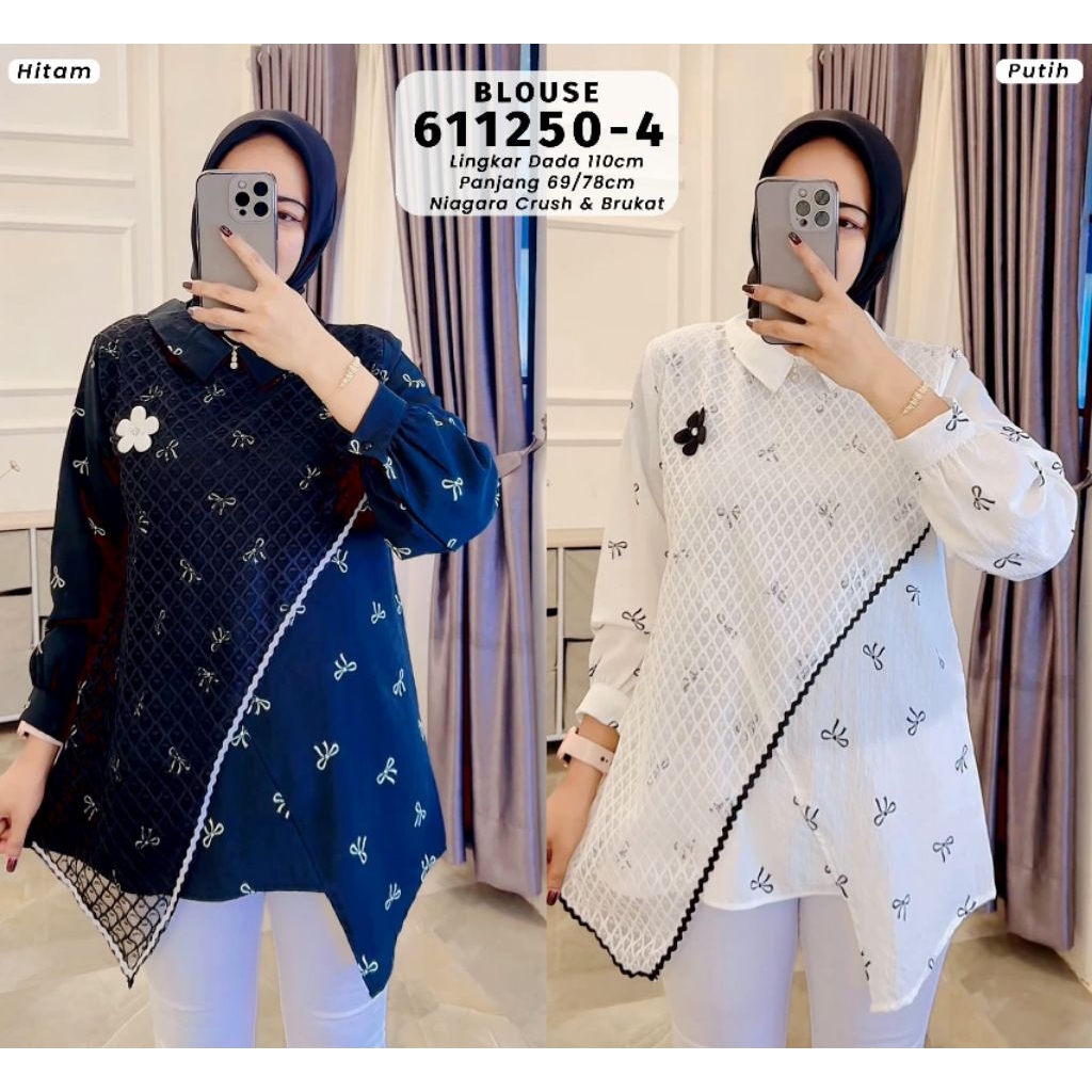 ATASAN BLOUSE EXTU NIAGARA CRUSH BRUKAT 611250-4