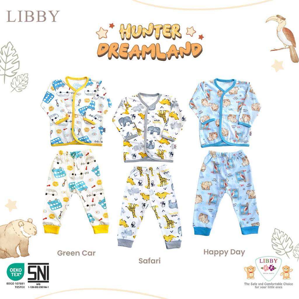 LIBBY HUNTER DREAMLAND SET BABY PANJANG