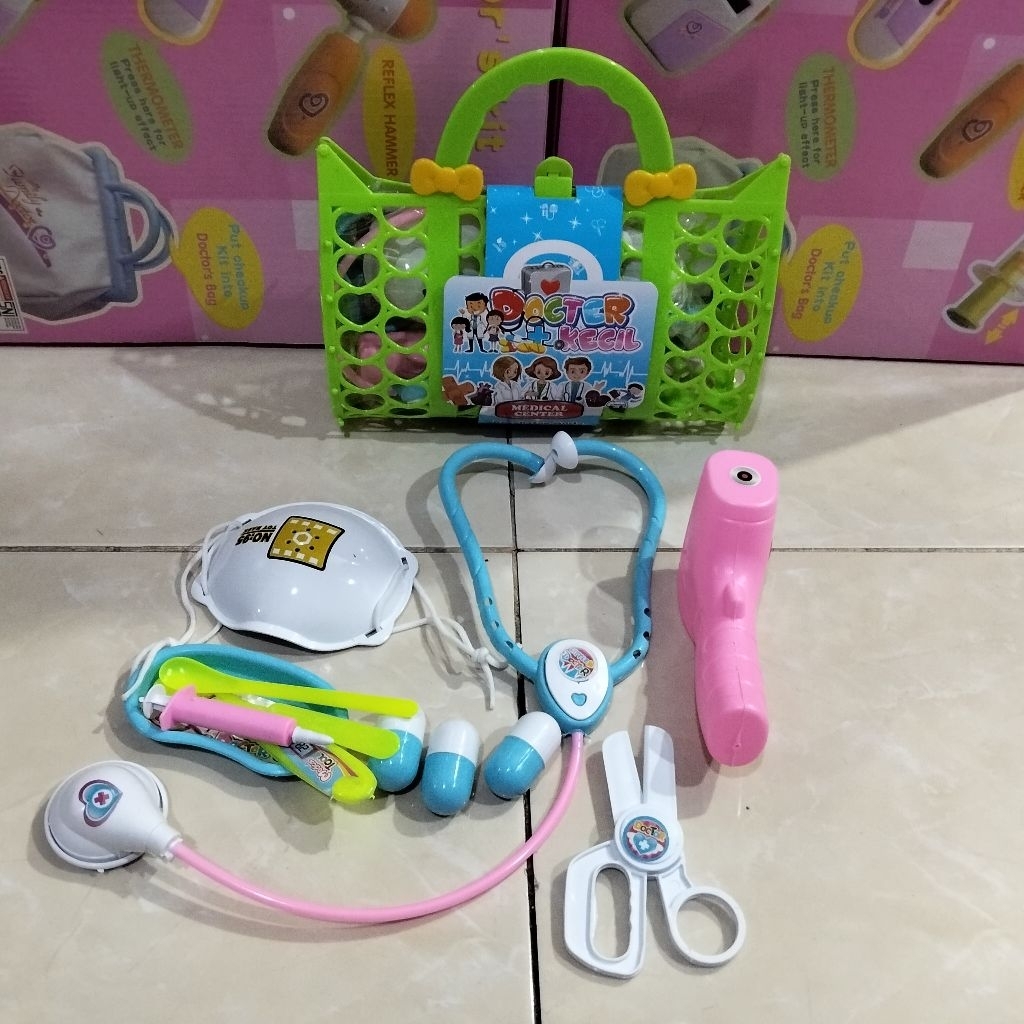 Mainan keranjang dokter set MS 01