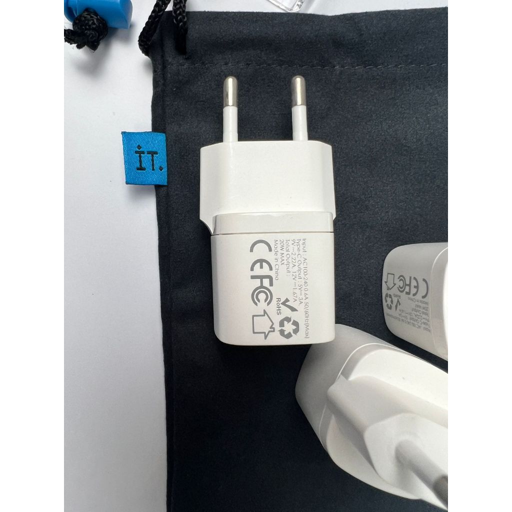 IT ADAPTOR 20 Watt FAST CHARGING USB C IT /CHARGER-Adaptor-Batok-kapala charger 100% ORIGINAL IT Mur
