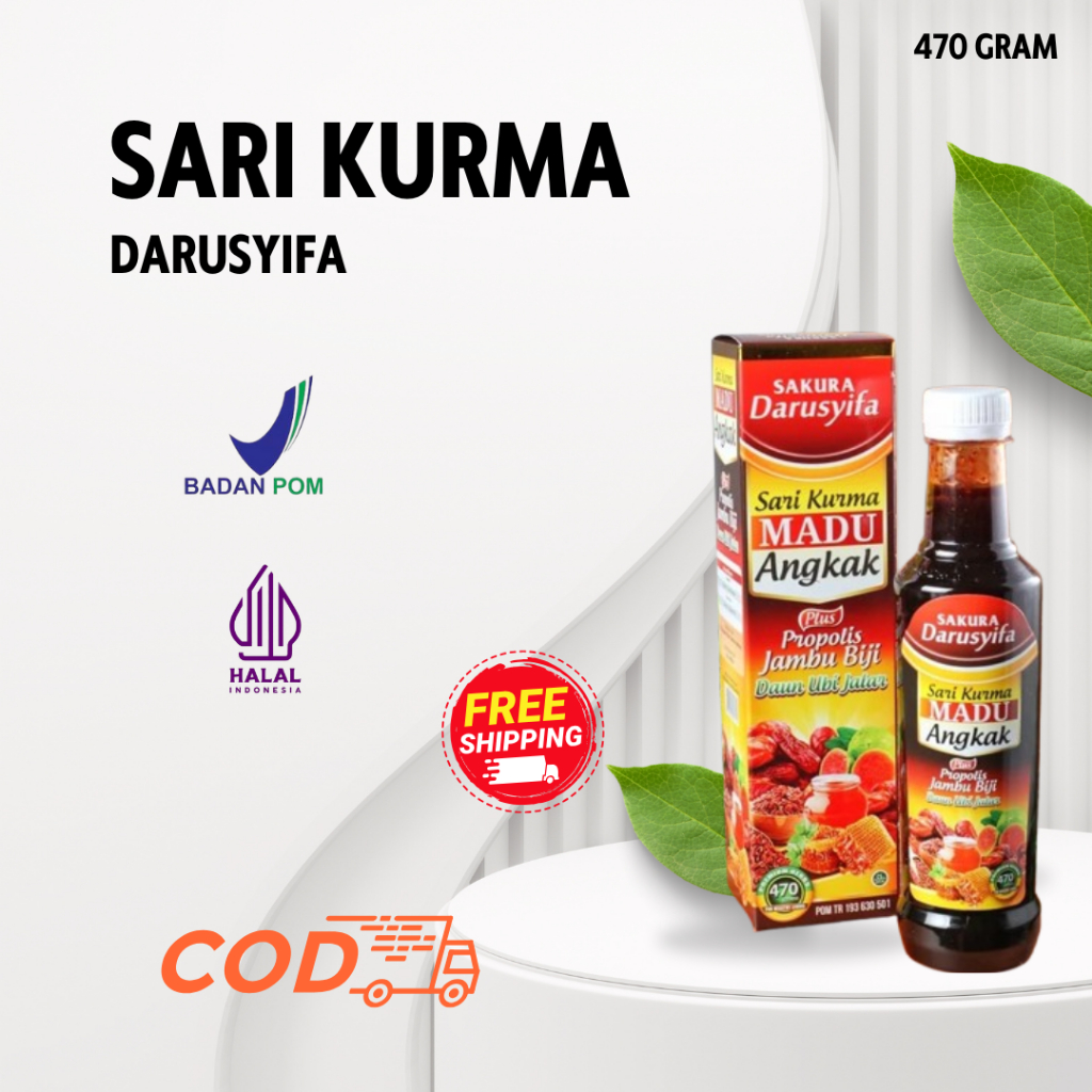 Darusyifa Sari Kurma Madu Angkak Plus Herbal 470gr