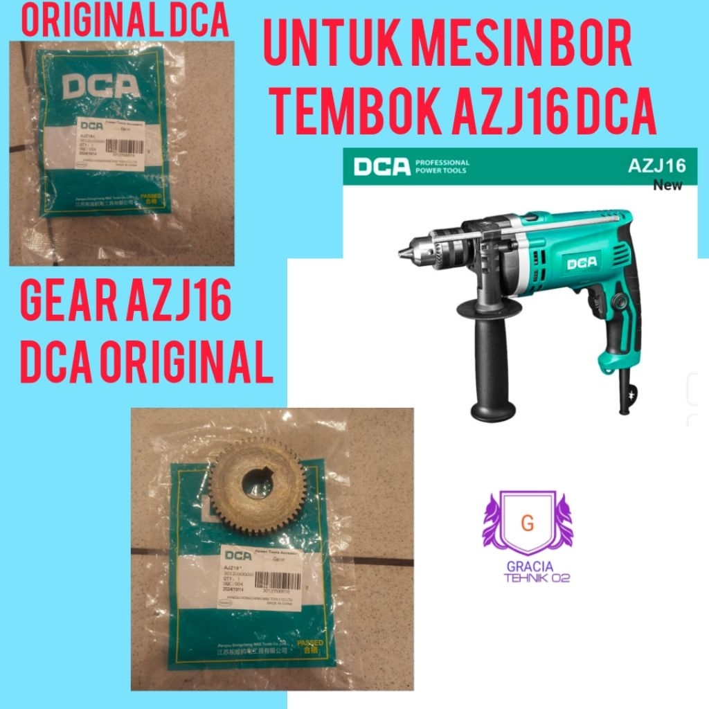 GEAR AZJ16 BOR 16MM ORIGINAL DCA GEAR AZJ16 DCA BOR IMPACT ORIGINAL DCA AJZ16 PROMO