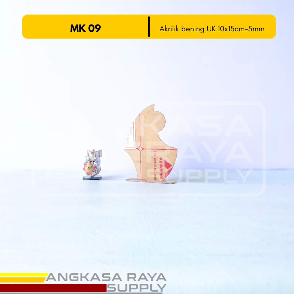 Plakat Polos Akrilik 10x15cm tebal 5mm/ Plakat Polos Wisuda