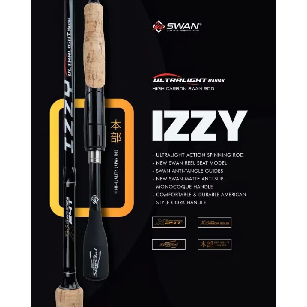 joran SWAN IZZY 662/702 ULTRALIGHT spinning -hi carbon Solid