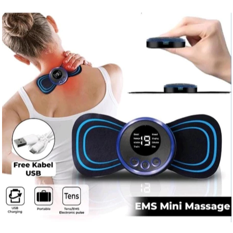 Alat Pijat Punggung Pingang Tubuh Elektrik Portable Tempel - pijat punggung