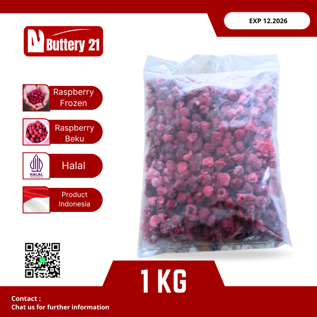 RASPBERRY FROZEN  1 KG/BUAH RASPBERRY BEKU/BUAH FROZEN RASBERRY