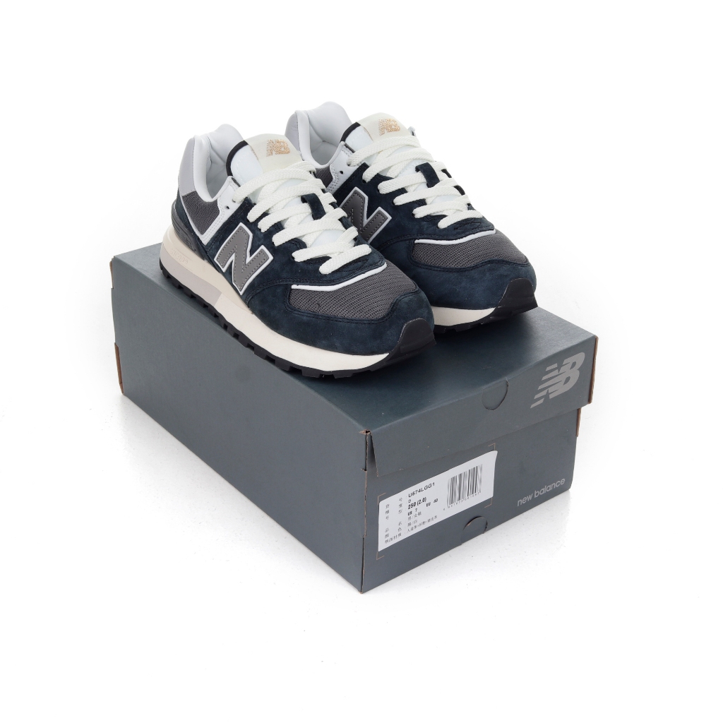 New Balance U574LGG1 Legacy Black Grey White - NB 574