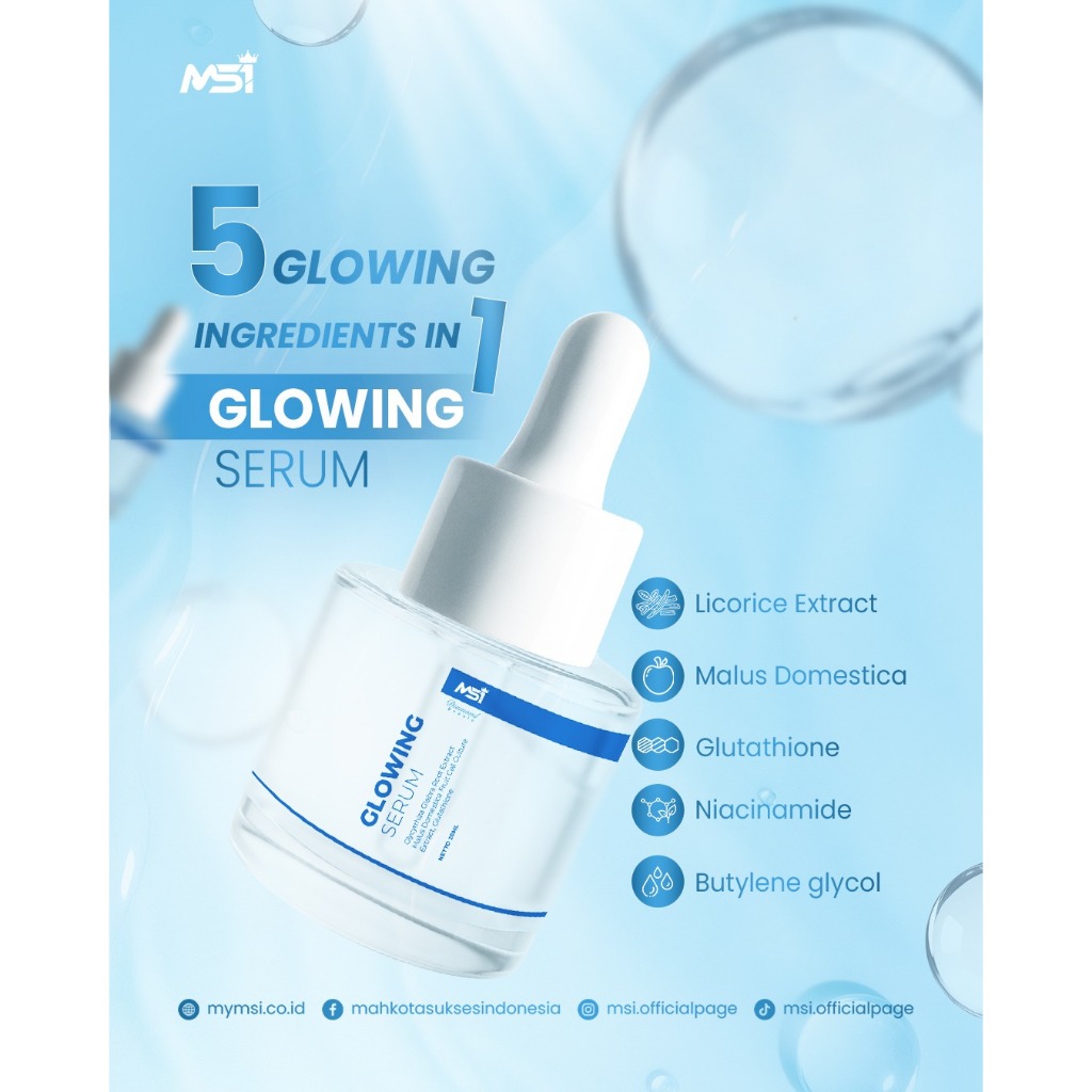 MSI DIAMOND BEAUTY GLOWING SERUM