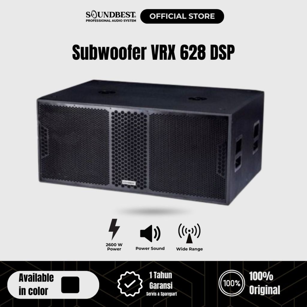 SOUNDBEST SPEAKER SUBWOOFER DOUBLE VRX 628 Subwoofer Pasif 18 Inch | ORIGINAL - GARANSI RESMI