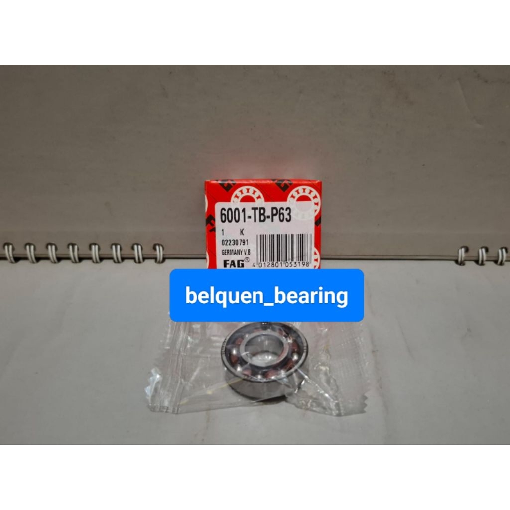 bearing high speed FAG 6001 TB p63 original Germany