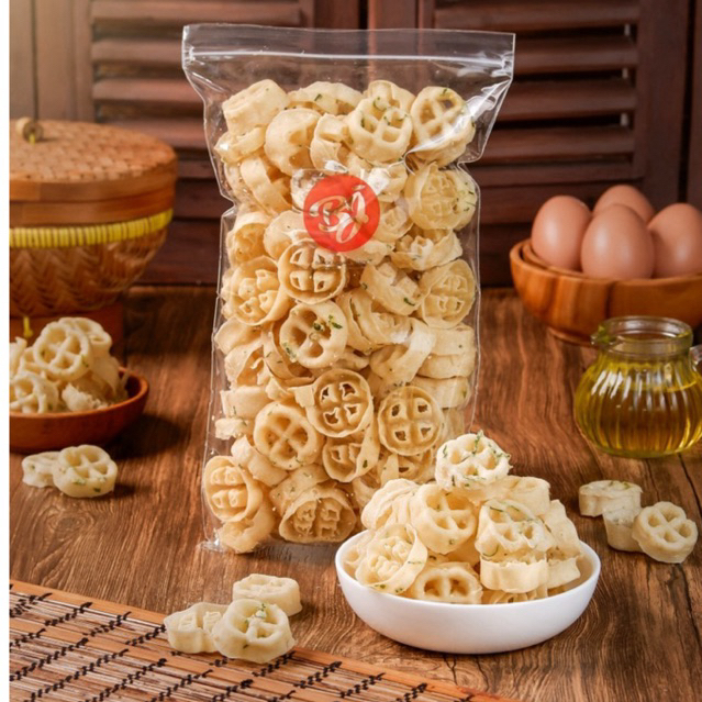 Kue Kembang Goyang / Seroja Mini Manis & Asin 250gram