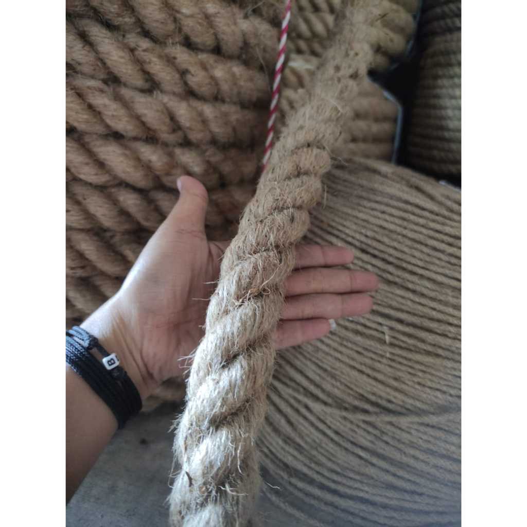 Tali tambang goni 30mm meteran tambang untuk lomba tarik tambang dewasa