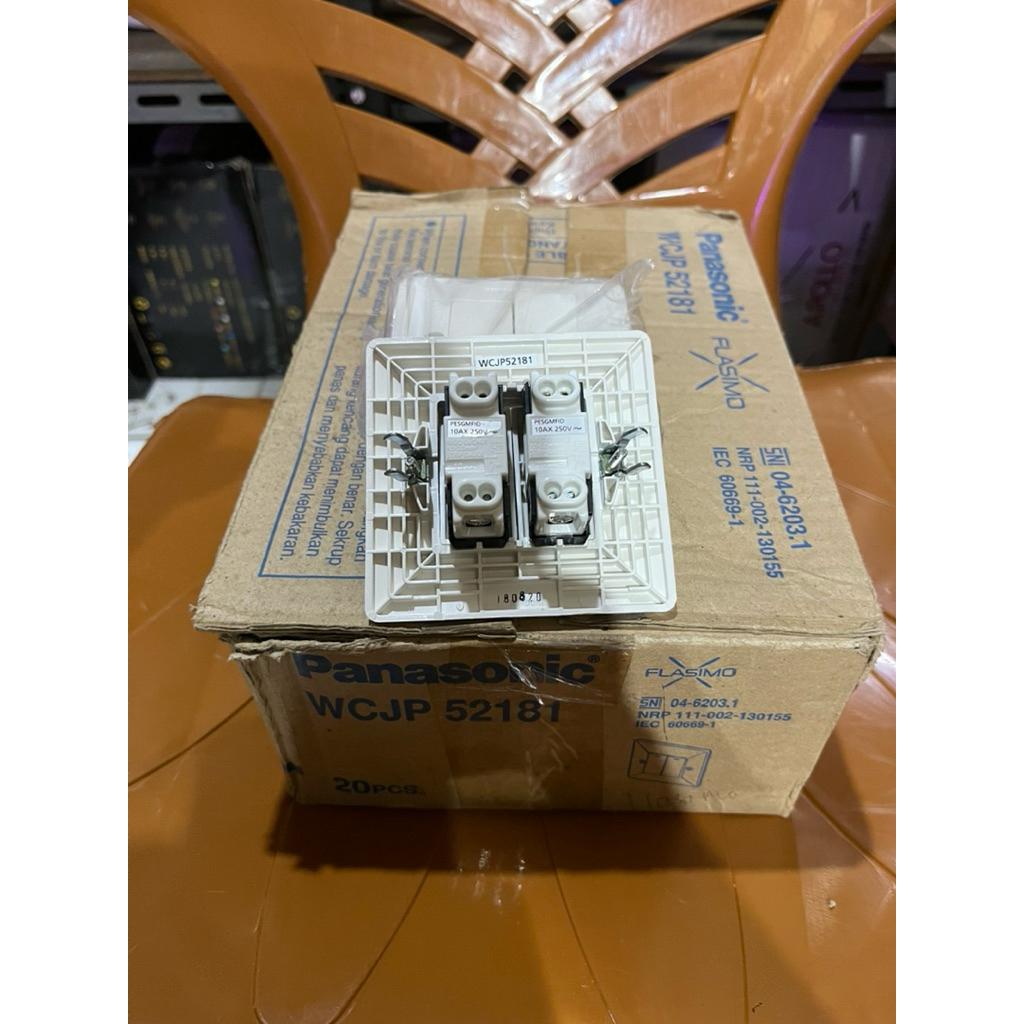 saklar double Flasimo panasonic original