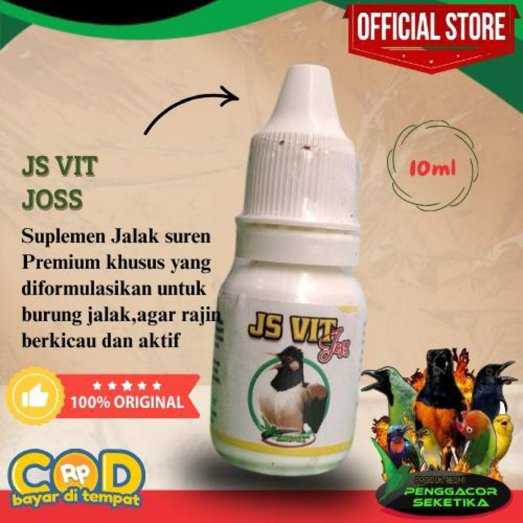 JS Vit Joss Vitamin Suplemen Burung Jalak Suren