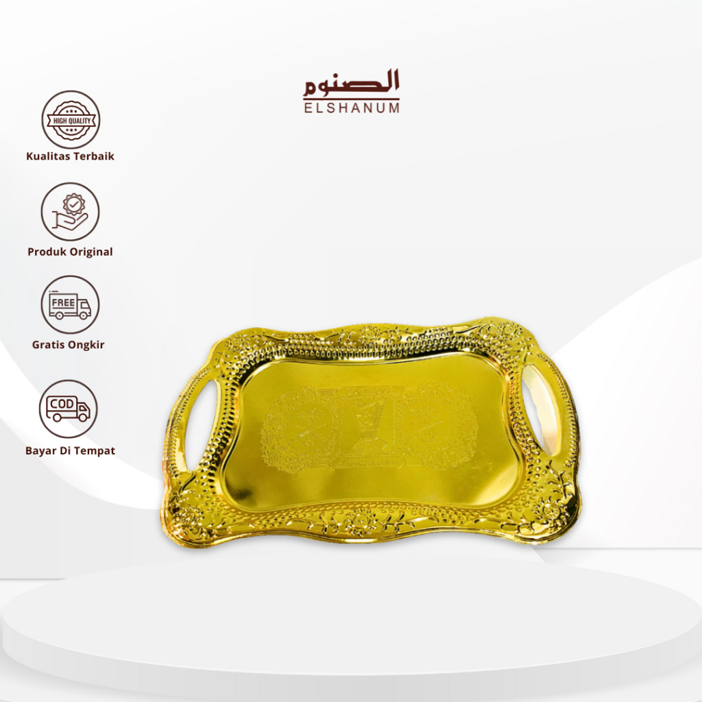 NAMPAN ARAB PERSEGI SEDANG / NAMPAN ARAB STAINLESS / OLEH OLEH HAJI / SOUVENIR HAJI alelal store