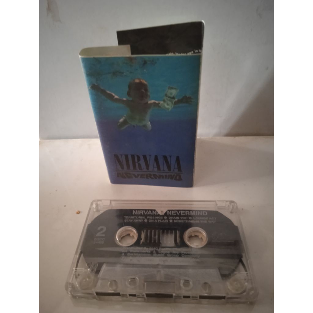 Kaset pita Nirvana album Nevermind import