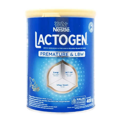 Lactogen Premature 400g – Susu Formula Bayi Prematur & Berat Badan Lahir Rendah