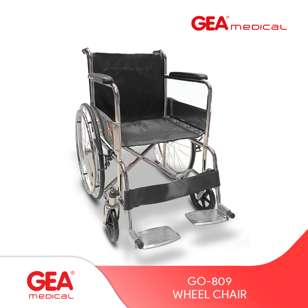 GEA Wheelchair (Kursi Roda) Std Solid GO 809