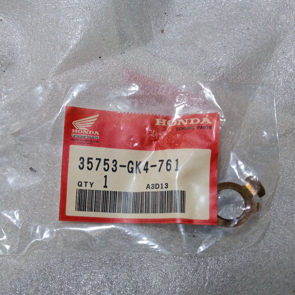 35753-GK4-761 original import Made in Japan AHM Astra Honda motor HGP genuine part PLAT PELAT RING S