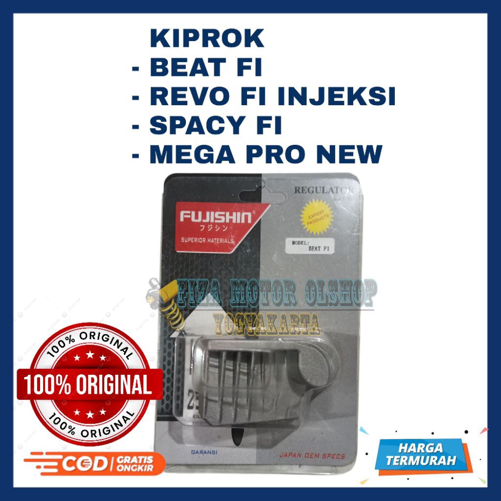 (Tangan Pertama) Kiprok Regulator Beat FI Revo FI Injeksi Spacy FI Mega Pro New Original Fujishin