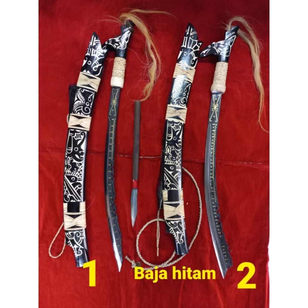 AKSESORIS KHAS DAYAK - MANDAU JIMPUL DAYAK - AKSESORIS MANDAU KALIMANTAN