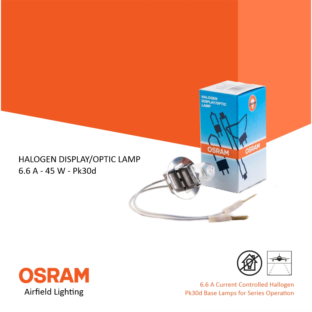 Lampu AFL/Lampu Halogen AFL/Lampu Osram AFL/Airfield Lighting Halogen Bulb - Osram Halogen Pk30d - 4