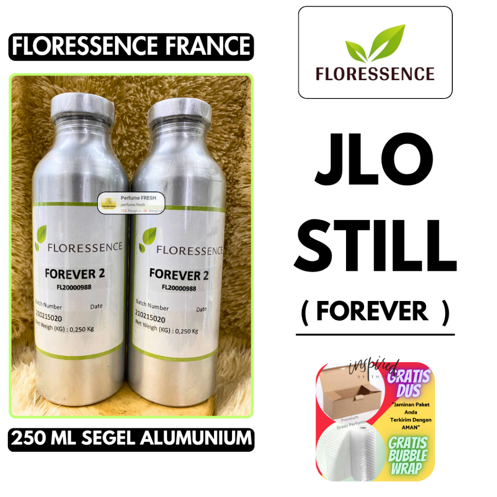 JLO STILL Bibit Parfum 250 ML SEGEL Alumunium FLORESSENCE Forever