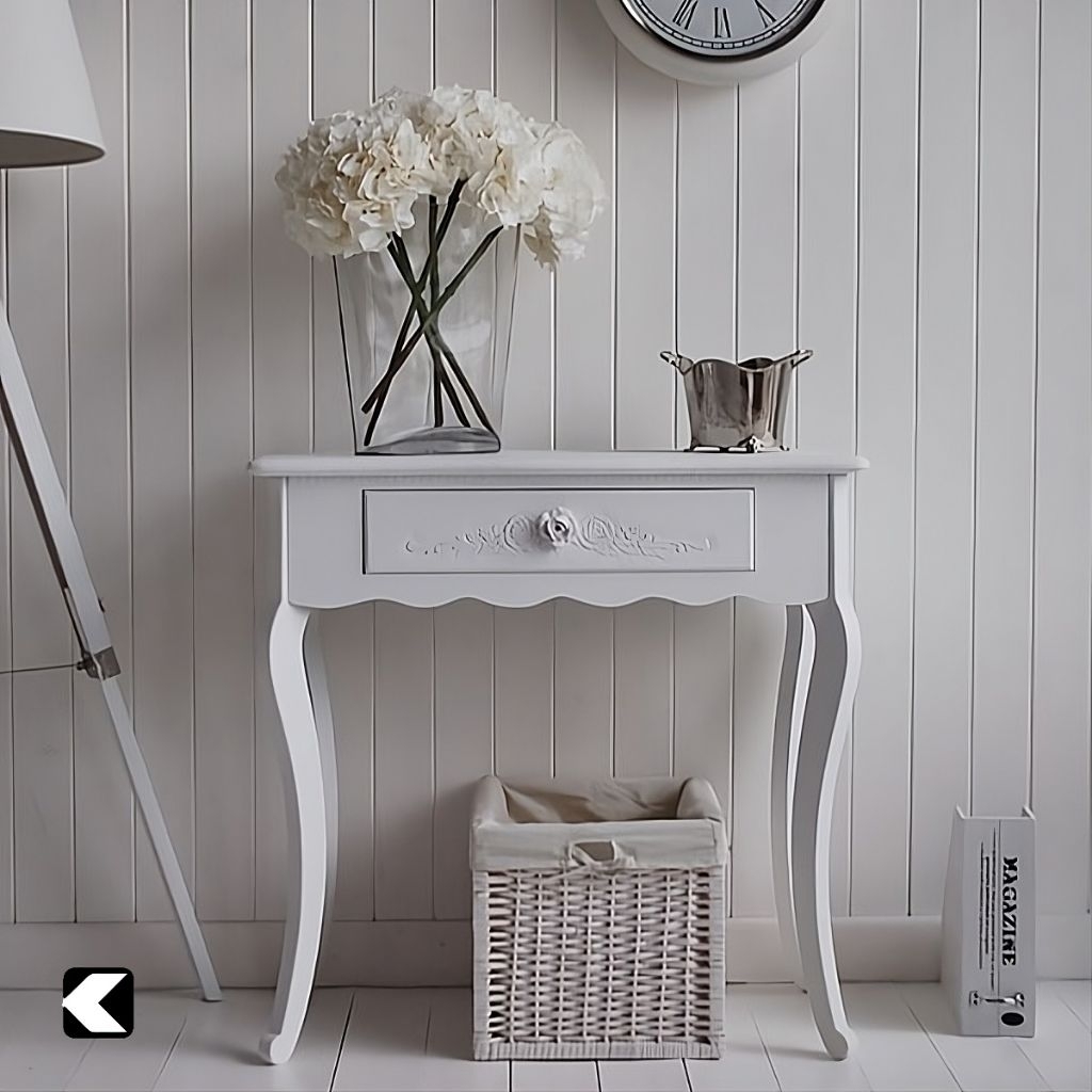 MEJA KONSUL MINIMALIS RUANG TAMU MEJA SAMPING BAHAN KAYU JATI MEJA HIAS RUANG TAMU