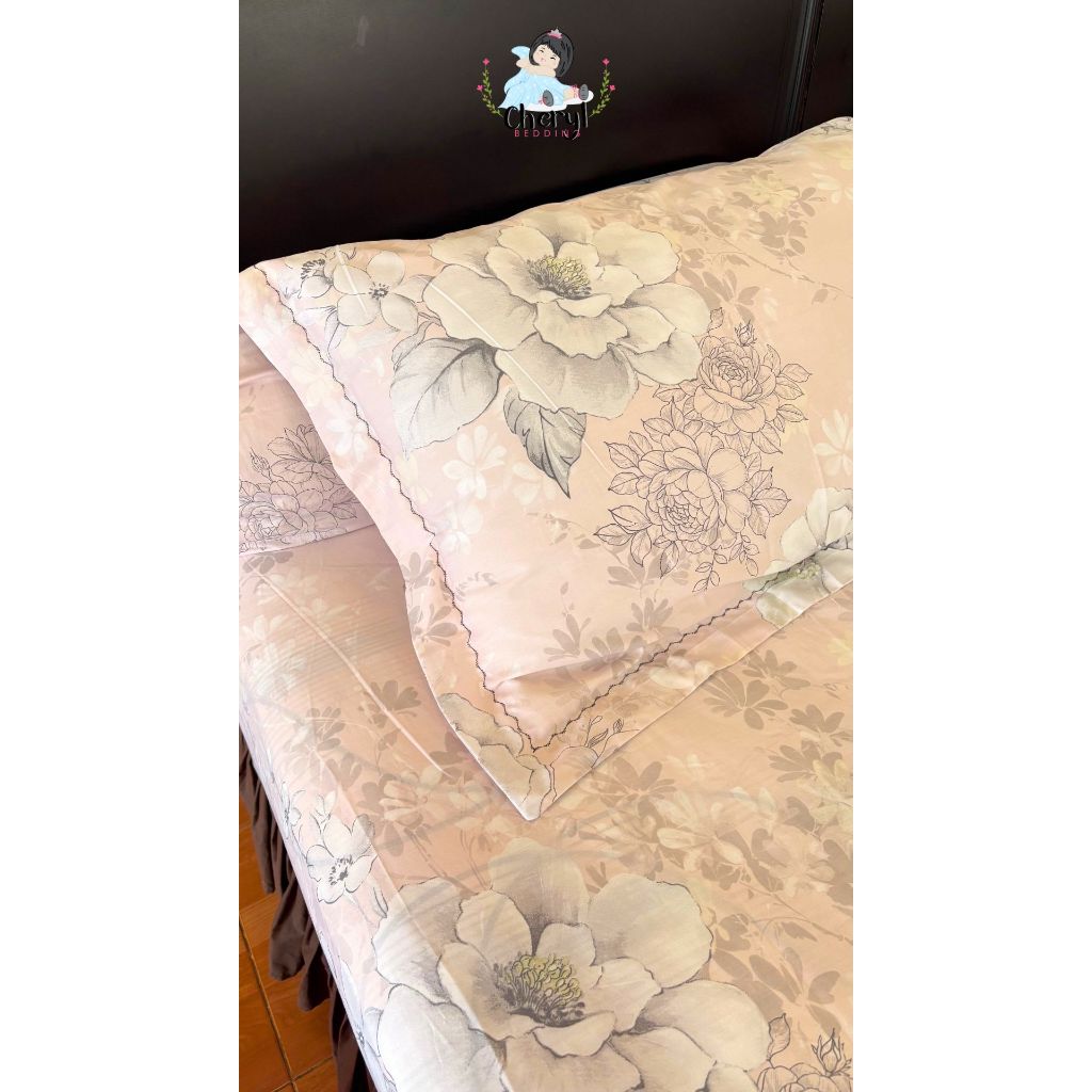 SPREI SET KATUN JEPANG ( BELUM TERMASUK BEDCOVER ) INCLUDE SARUNG BANTAL SARUNG GULING MODEL FRAME /