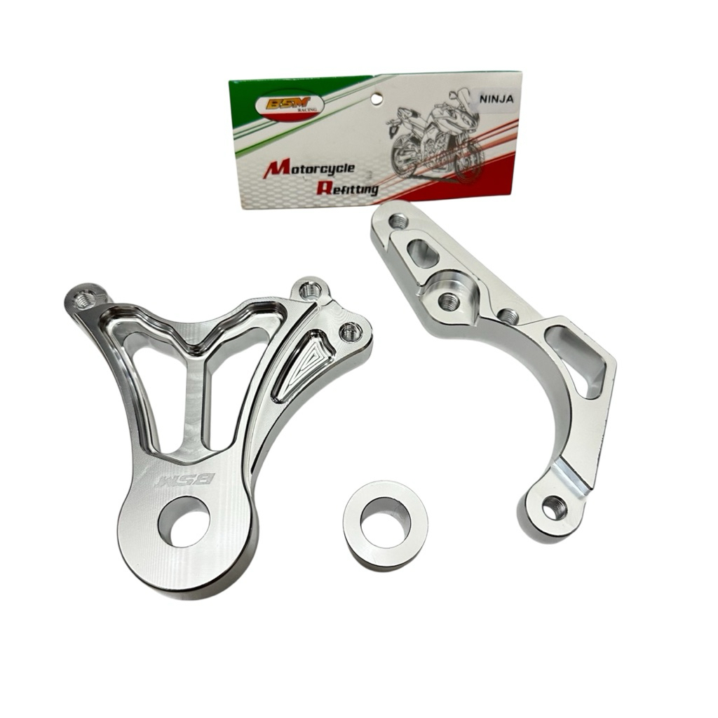 BREKET KALIPER 2 PISTON NISSIN BREMBO KTC DEPAN DAN BELAKANG NINJA 150 NINJA R NINJA RR SATRIA FU