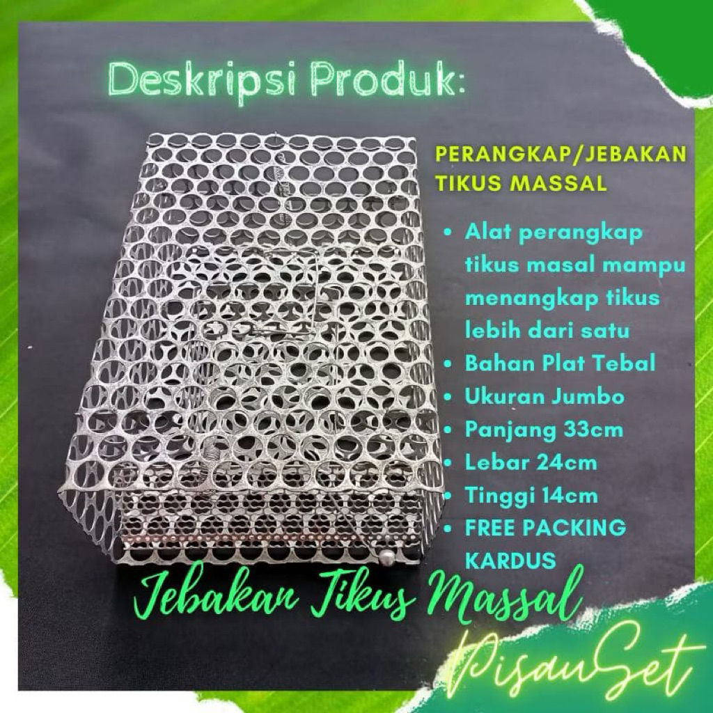 Jebakan tikus masal. Uk Jumbo Perangkap Tikus Masal Jebakan Massal