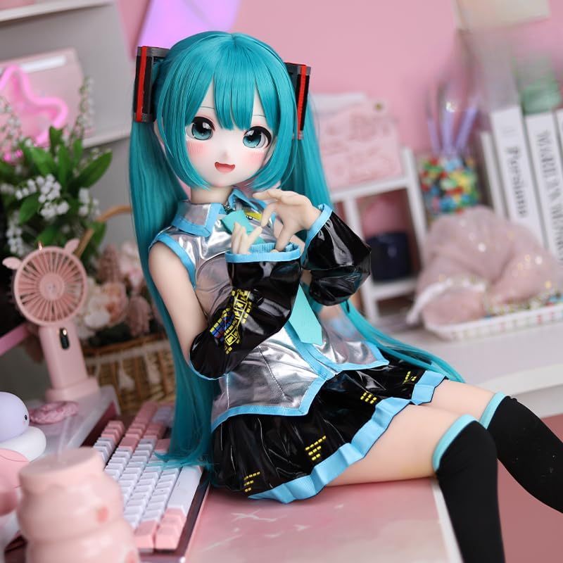 Mozu Meku 1/2 Female Seamless Miku Ver. Action Figures Full Silicone Material, JYDoll 85cm Flexible 