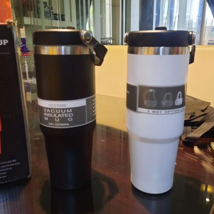 TUMBLER Murah Beverage Cup 30oz 890ml Vacuum Insulater Mug Botol Minum Termos