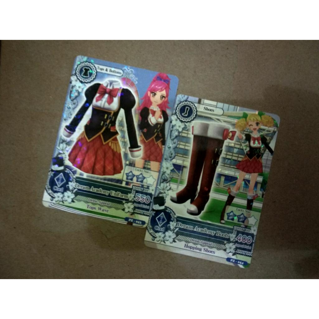 Cool Aikatsu Card Kartu Aikatsu Dream Academy Uniform Set Seira Otoshiro Kii Saegusa [READ DESC]