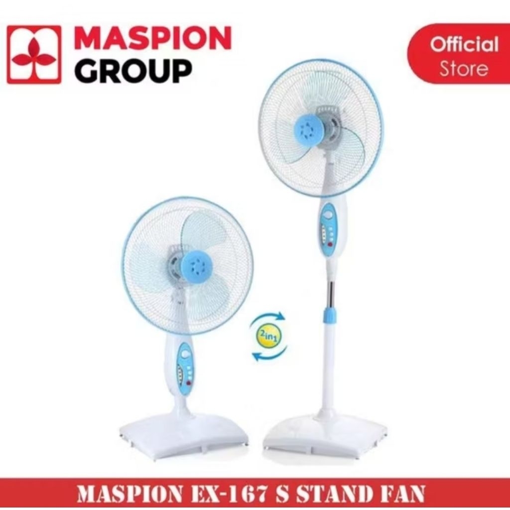 Kipas Angin Berdiri Maspion EX 167S / EX 167 / EX-167 ( Stand Fan  / 16 inch )