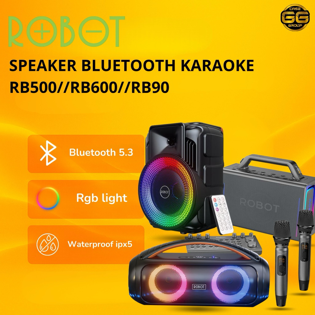 SPEAKER ROBOT KARAOKER BLUETOOTH || RB500 || RB600 || RB90