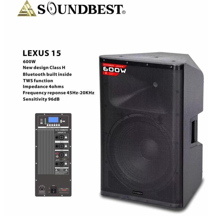 Speaker aktif soundbest lexus 15 original bluetooth