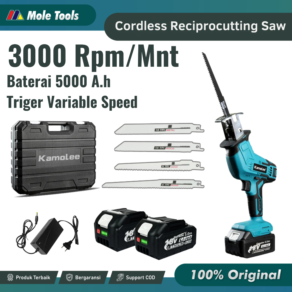 Mesin Gergaji Jigsaw Baterai | Reciprocating Saw Cordless | Gergaji Jigsaw Baterai | Cordless Jigsaw