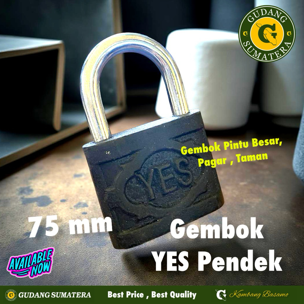 GEMBOK BESAR 75mm / Gembok Pagar Besar 75mm / Gembok 75mm
