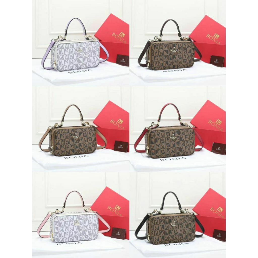 24031 Tas BN top handle free box Tas jinjing selempang free box